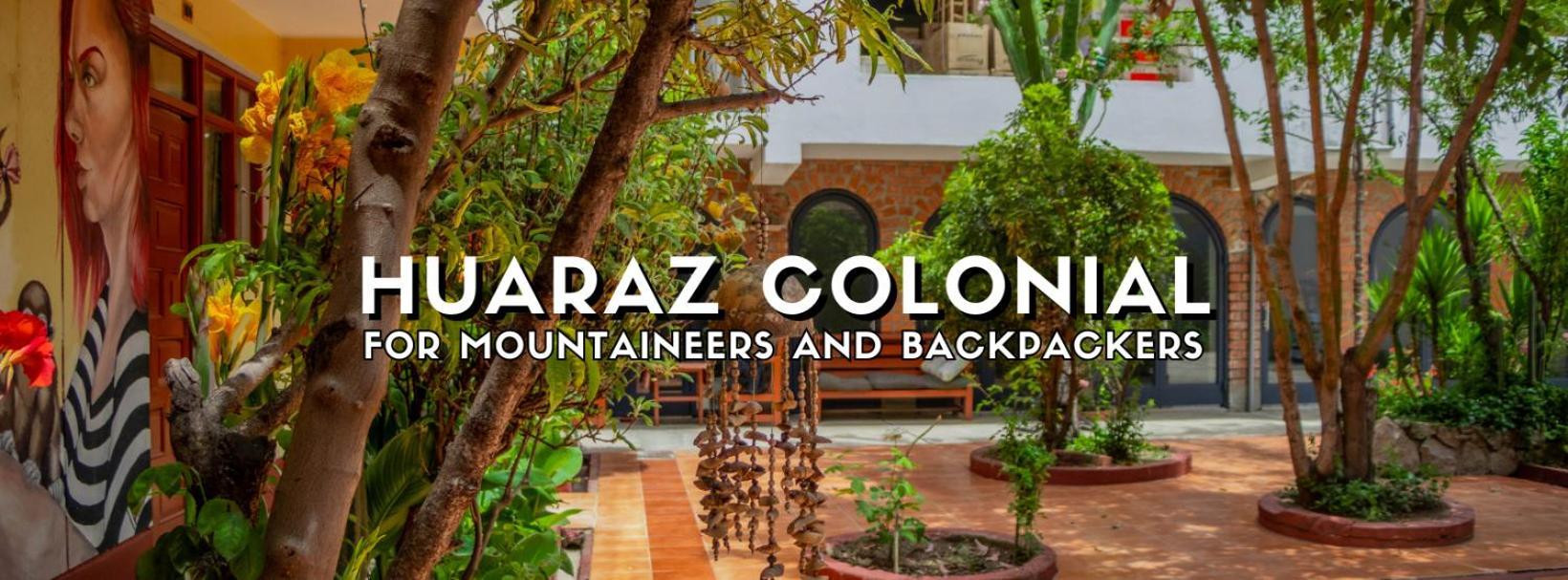 Hostel Huaraz Colonial Zewnętrze zdjęcie